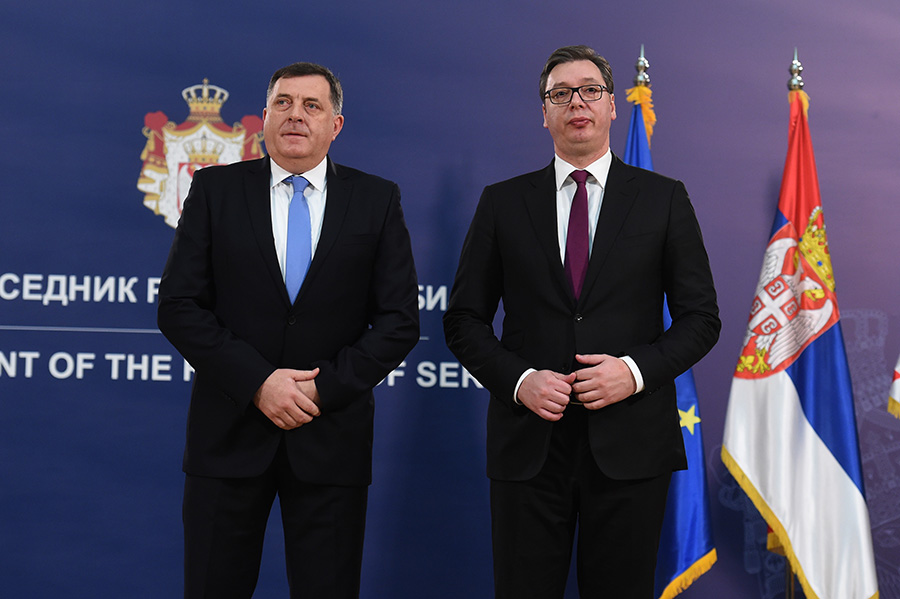 POMOĆ SRPSKOJ ZAJEDNICI Dodik i Vučić danas u Mostaru o završetku Saborne crkve :: Semberija INFO ::